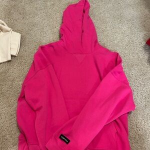 Calvin Klein Vibrant Pink Performance Hoodie